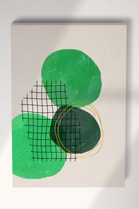 Geometric Modern Art Color Blocks Square Canvas Eco Leather Print style 2