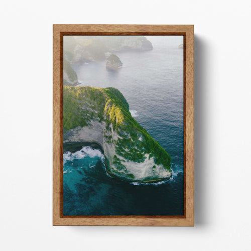 Nusa Penida Bali Canvas Wall Art Home Decor Eco Leather Print Wood Frame