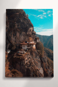 Tiger’s Nest, Taktsang Trail, Bhutan canvas wall art framed