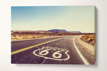 Carica l&#39;immagine nel visualizzatore di Gallery, Route 66 canvas wall art