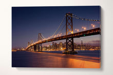 Carica l&#39;immagine nel visualizzatore di Gallery, [Wall art] - San Franciso Bay Bridge print